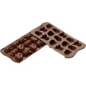 Stampo cioccolatini Choco Winter o cioccolatini Natalizi in silicone SCG23 da Silikomart