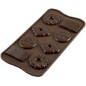 Stampo Choco Biscuit o cioccolatini Biscotto SCG25 da Silikomart
