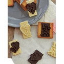 Stampo Cioccolatini Choco Tags in Love in silicone  SF196 da Silikomart