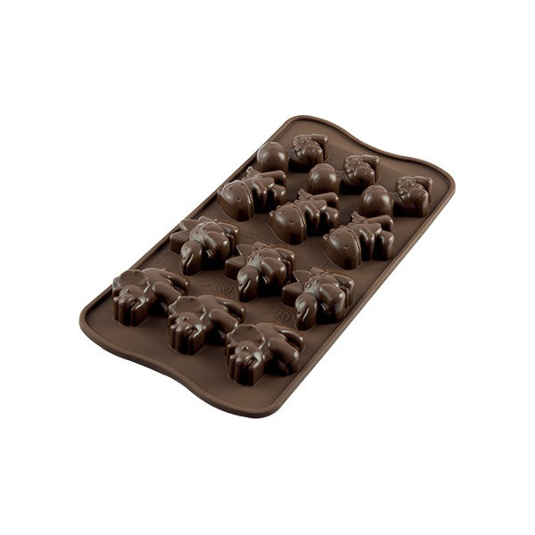 Stampo Cioccolatini Dino i Mini Dinosauri di Silikomart
