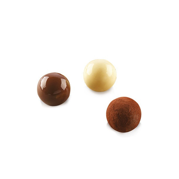 Stampo Tartufino 3D di cioccolato per cioccolatini da 25 mm in silicone SCG50 da Silikomart