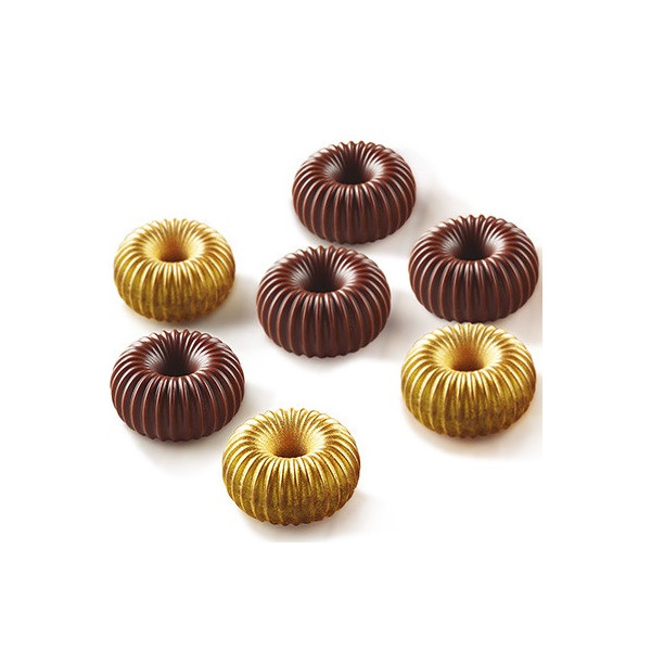 Stampo Corona Tridimensionale di cioccolato o Choco Crown 3D in silicone SCG49 3D da Silikomart