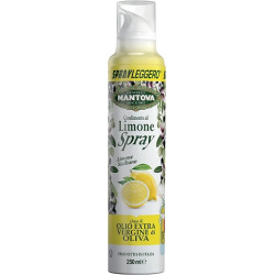 Condimento a limone Spray a base di Olio Extra Vergine di Oliva 250 ml Sprayleggero dei Fratelli Mantova
