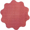 Mattarello decorativo bianco effetto cestino lunghezza 25 cm e larghezza 4,5 cm Mattarello decorativo bianco effetto cestino lunghezza 25 cm e larghezza 4,5 cm