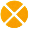 Stampo Cerchio 4.0 per 9 impronte in Silicone giallo da Silikomart Linea Naturae