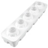Stampo Foresta e Ananas 110 ml in silicone bianco da Silikomart Stampo Foresta e Ananas 110 ml in silicone bianco da Silikomart