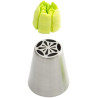 Bocchetta diretta 3D n 241 Cornetto Tulipano per fiori 3D diretti in acciaio inox da Decora Bocchetta diretta 3D n 241 Cornetto Tulipano per fiori 3D diretti in acciaio inox da Decora
