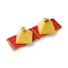 Stampo mini dessert piramidi 3,6x3,6 x h 2,2 cm o mini dessert Pyramids in silicone, SF008 da Silikomart Stampo mini dessert piramidi 3,6x3,6 x h 2,2 cm o mini dessert Pyramids in silicone, SF008 da Silikomart