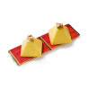 Stampo mini dessert piramidi 3,6x3,6 x h 2,2 cm o mini dessert Pyramids in silicone, SF008 da Silikomart