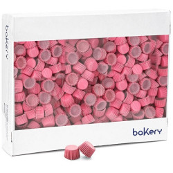 5000 Pirottini Mini Bon Bon rosa in carta forno diametro 2 cm altezza 1,5 cm da Decora