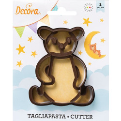 Tagliapasta Orsacchiotto in plastica di dimensioni 8 x 9,6 x h 2,2 cm da Decora