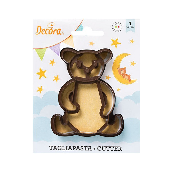 Tagliapasta orsetto Decora: sagoma in plastica a forma di orso 8x9,6xh2,2 cm
