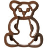Tagliapasta orsetto Decora: sagoma in plastica a forma di orso 8x9,6xh2,2 cm