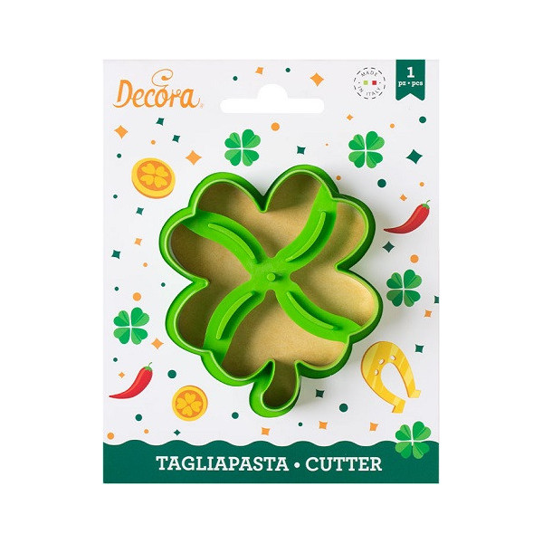 Tagliapasta Quadrifoglio In Plastica 7 3x9 H 2 2 Cm Decora Cakeitalia