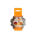 Design Tart crostata tondo mini Decora con fondo mobile in metallo antiaderente 8 cm