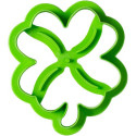 Tagliapasta quadrifoglio in plastica di dimensioni 7,3 x 9 x h 2,2 cm da Decora