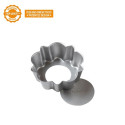 Formina Crostata Tonda con Fondo Mobile 8 cm h 3 cm in metallo antiaderente di alta qualità da Decora