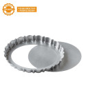 Formina Crostata Ovale con Fondo Mobile 29 x 20 cm h 3 cm in metallo antiaderente di alta qualità da Decora