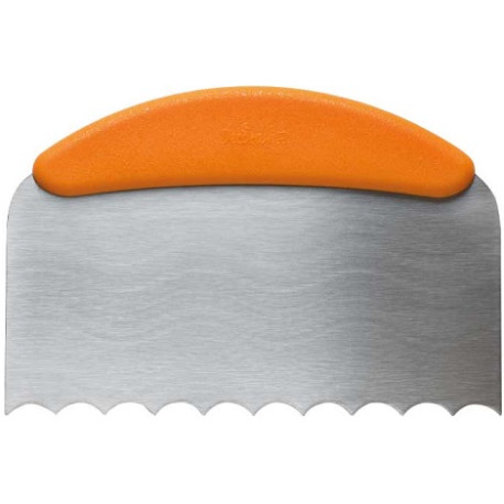 Spatola per decori a Nastro in acciaio inox larga 22,5 cm con manico ergonomico antiscivolo in plastica da Decora Spatola per decori a Nastro in acciaio inox larga 22,5 cm con manico ergonomico antiscivolo in plastica da Decora