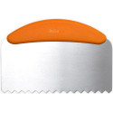 Spatola Decoro Ondulata in acciaio 22,5 x 11 cm Decora
