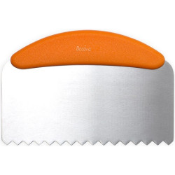 Decora Spatola Decorativa Odulata (22,5×11cm) – Tarocco in Acciaio per Torte Alte