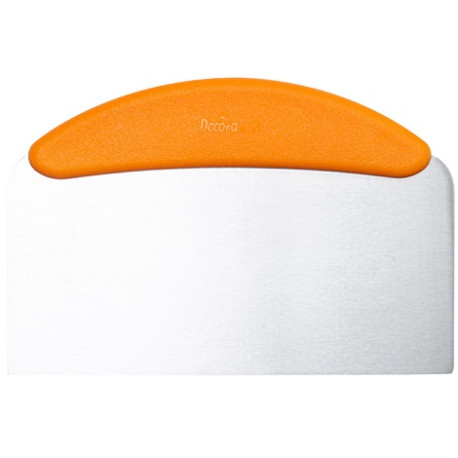 Spatola Liscia per decori, in acciaio inox, larga 22,5 cm con manico ergonomico antiscivolo in plastica da Decora Spatola Liscia per decori, in acciaio inox, larga 22,5 cm con manico ergonomico antiscivolo in plastica da Decora