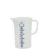 Brocca con beccuccio e scala graduata da 500 ml in plastica trasparente da Decora Brocca con beccuccio e scala graduata da 500 ml in plastica trasparente da Decora