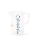 Brocca con beccuccio e scala graduata da 500 ml in plastica trasparente da Decora