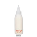Flacone graduato con beccuccio dosatore da 250 ml in plastica trasparente da Silikomart
