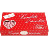 Confetti Cuoricini Mignon Rosa 1Kg: piccoli cuori di cioccolato fondente, confettati color rosa da Crispo Confetti Cuoricini Mignon Rosa 1Kg: piccoli cuori di cioccolato fondente, confettati color rosa da Crispo