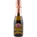 Bottega Petalo dell'amore Vino Spumate Moscato dolce in bottiglia con rosa da 20 cl