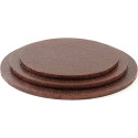 Da 25 a 35 cm Vassoio sottotorta tondo marrone premium quality Decora