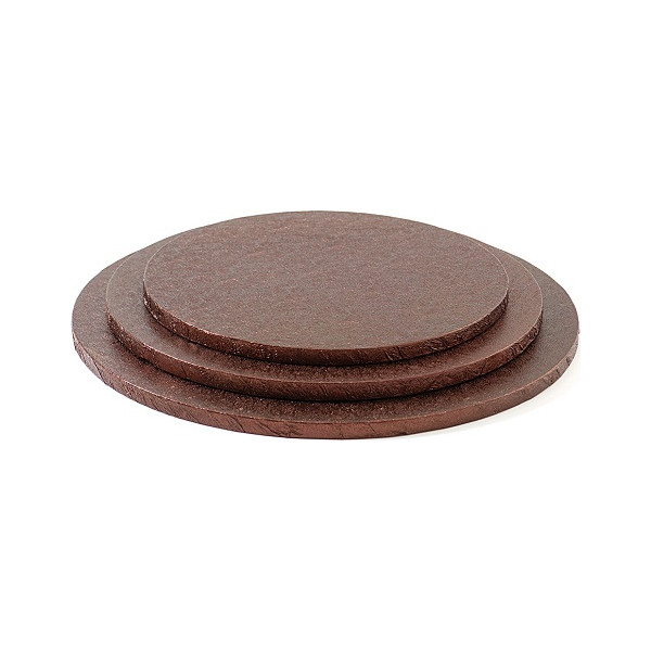 Da 25 a 35 cm Vassoio sottotorta tondo marrone premium quality Decora