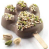 Set 2 Stampi gelato Zampa o Pata da Silikomart + 1 Vassoio + 50 bastoncini Stecco in legno di faggio Set 2 Stampi gelato Zampa o Pata da Silikomart + 1 Vassoio + 50 bastoncini Stecco in legno di faggio