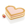 Kit Love Story 2 stampi cuore in silicone con cutter 173x210 h 18 mm da Silikomart Kit Love Story 2 stampi cuore in silicone con cutter 173x210 h 18 mm da Silikomart