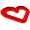 Kit Love Story Silikomart kit 2 stampi cuore in silicone con cutter 173x210xh18 mm Kit Love Story Silikomart kit 2 stampi cuore in silicone con cutter 173x210xh18 mm