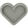 Kit Love Story 2 stampi cuore in silicone con cutter 173x210 h 18 mm da Silikomart Kit Love Story 2 stampi cuore in silicone con cutter 173x210 h 18 mm da Silikomart