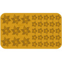 Stampo Botanica 2 tipi di fiori e 34 cavità in silicone giallo da Silikomart Linea Naturae