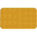 Stampo Mela e Pera in silicone giallo da Silikomart Linea Naturae