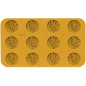 Stampo Verza 12 in silicone giallo da Silikomart Linea Naturae