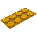 Stampo Canestrello 15 o Capasanta in Silicone Giallo da Silikomart Linea Naturae