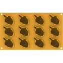 Stampo Carciofo 28 in Silicone giallo da Silikomart Linea Naturae