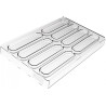 Kit Bar Magma Silikomart: stampo Tritan con stampo silicone per 8 barrette cioccolato ripiene Kit Bar Magma Silikomart: stampo Tritan con stampo silicone per 8 barrette cioccolato ripiene