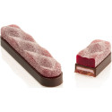 Kit Bar Sisma Silikomart: stampo Tritan con stampo silicone per 8 barrette cioccolato ripiene