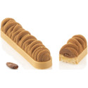 Kit Bar Magma Silikomart: stampo Tritan con stampo silicone per 8 barrette cioccolato ripiene