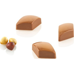Gemma P: stampo in Tritan per 24 praline di cioccolato a forma di gemma da Silikomart
