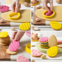 Set uova di pasqua decorate 3D da Decora: 1 tagliapasta in plastica e 2 marcatori imprimi decori