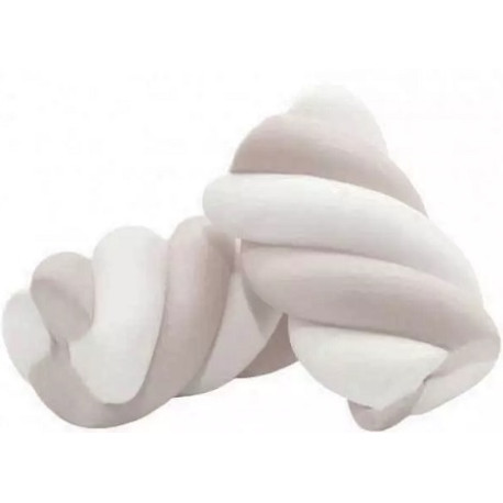 Marshmallow Treccia Bianco Tortora in busta da 1 Kg di Bulgari