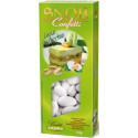 Confetti Snob Pistacchio, bianchi, in confezione da 150 g di Crispo