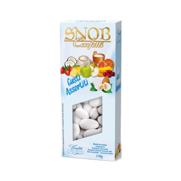 Confetti Snob Gusti Assortiti bianchi da 150 g Cakeitalia Snob Crispo